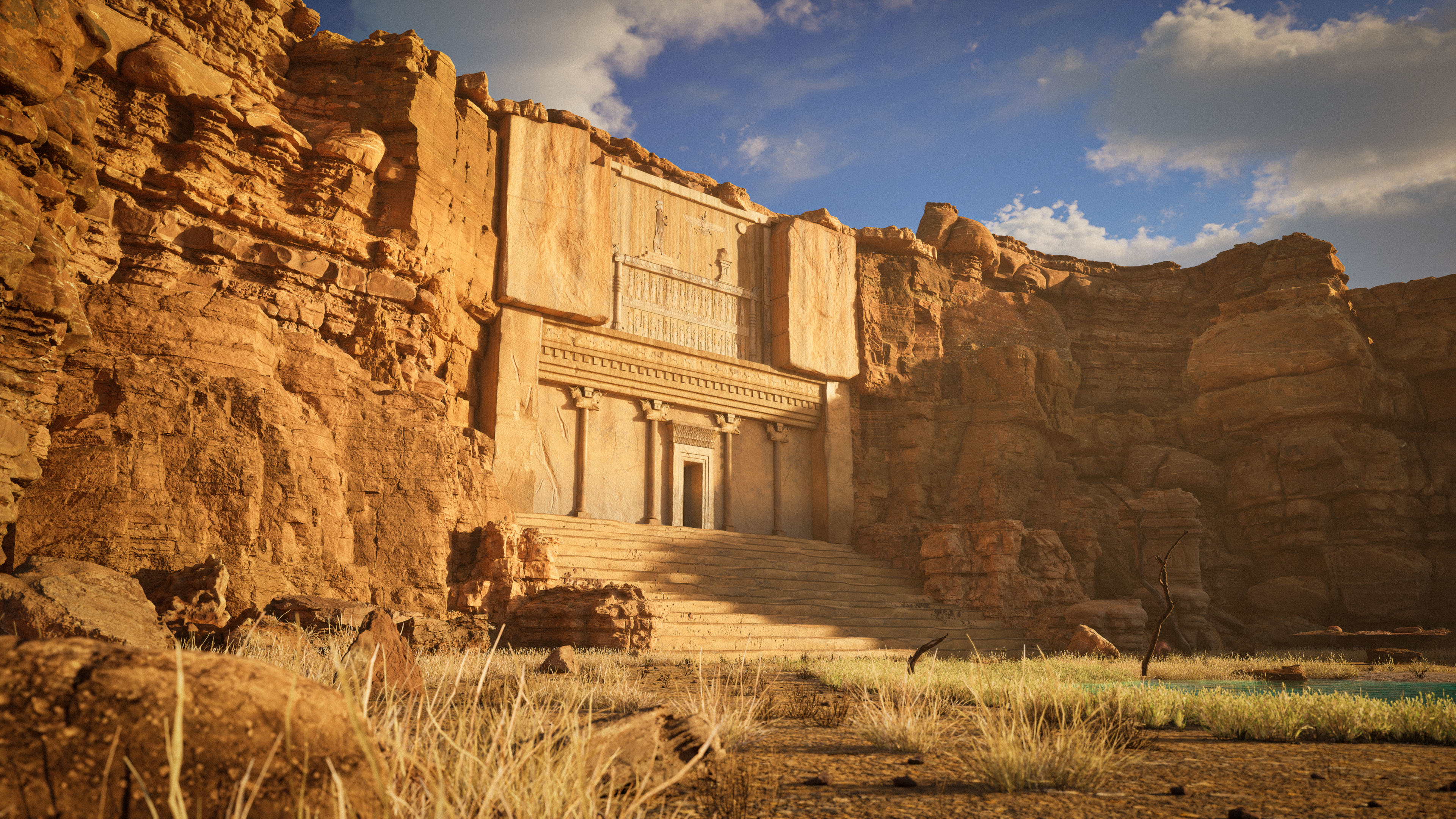Cinematic 3D environment artwork by Tivan Hajiloo
